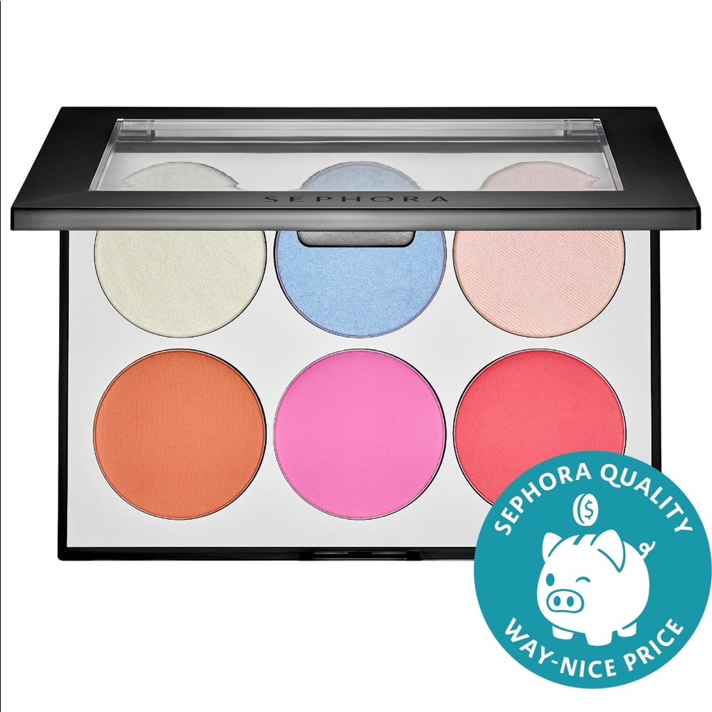 Sephora Holographic face and cheek palette